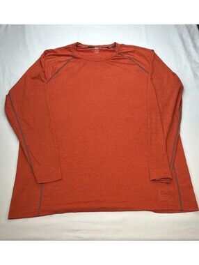 Everlast Men's Long Sleeve Athletic T Shirt Size XXL in Red